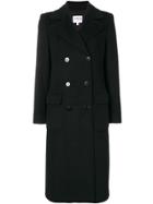 Giorgio Armani Vintage 1990's Double Breasted Coat - Black