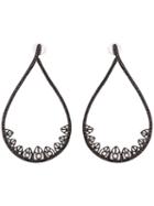 Joëlle Jewellery Gothic Teardrop Diamond Earrings