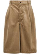 Comme Des Garçons Shirt Boys Wide-leg Tailored Shorts - Nude &