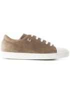 Unützer Metal Plaque Lace-up Sneakers - Nude & Neutrals