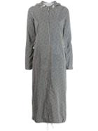 Saks Potts Logo Hooded Dress - Grey