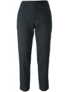 Lanvin Slim Fit Trousers, Women's, Size: 40, Black, Cotton/polyamide/spandex/elastane
