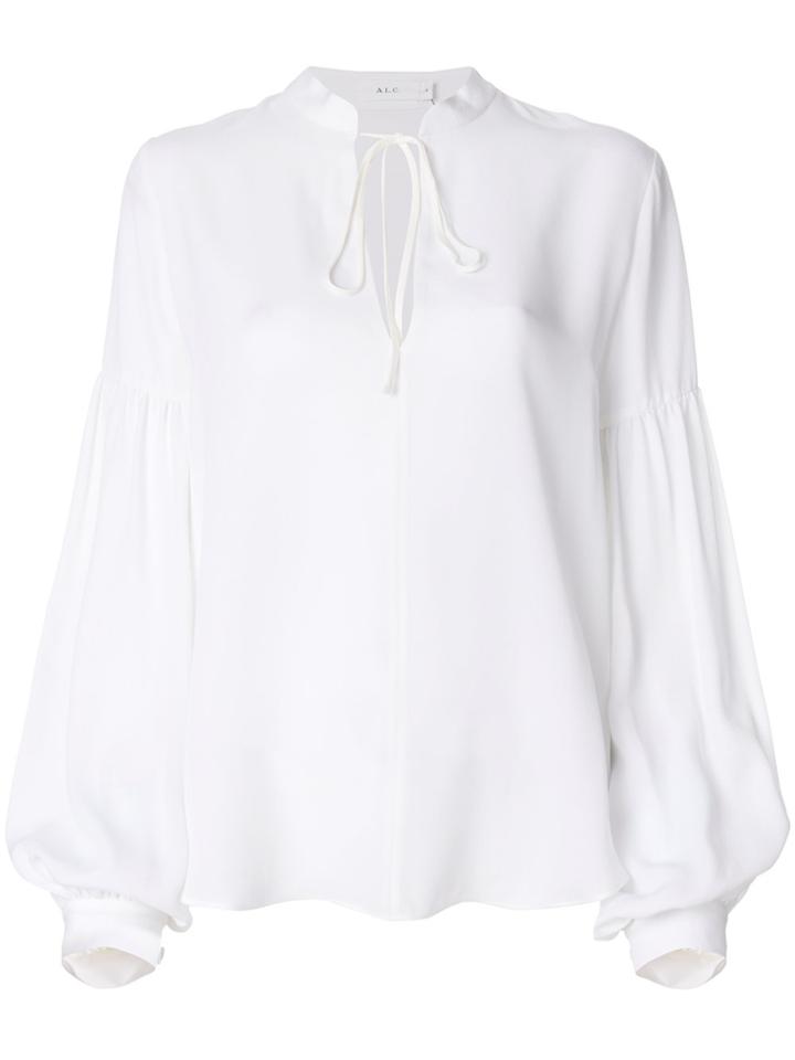 A.l.c. Tie Neck Detail Blouse - White