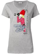 Liu Jo 'my Unique Lifestyle' Printed T-shirt - Grey