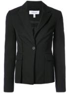 Derek Lam 10 Crosby Single Button Blazer With Grommet Back Detail -