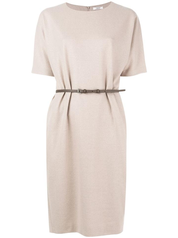Peserico Loose Fitted Day Dress - Nude & Neutrals