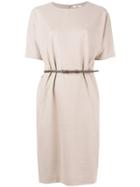Peserico Loose Fitted Day Dress - Nude & Neutrals