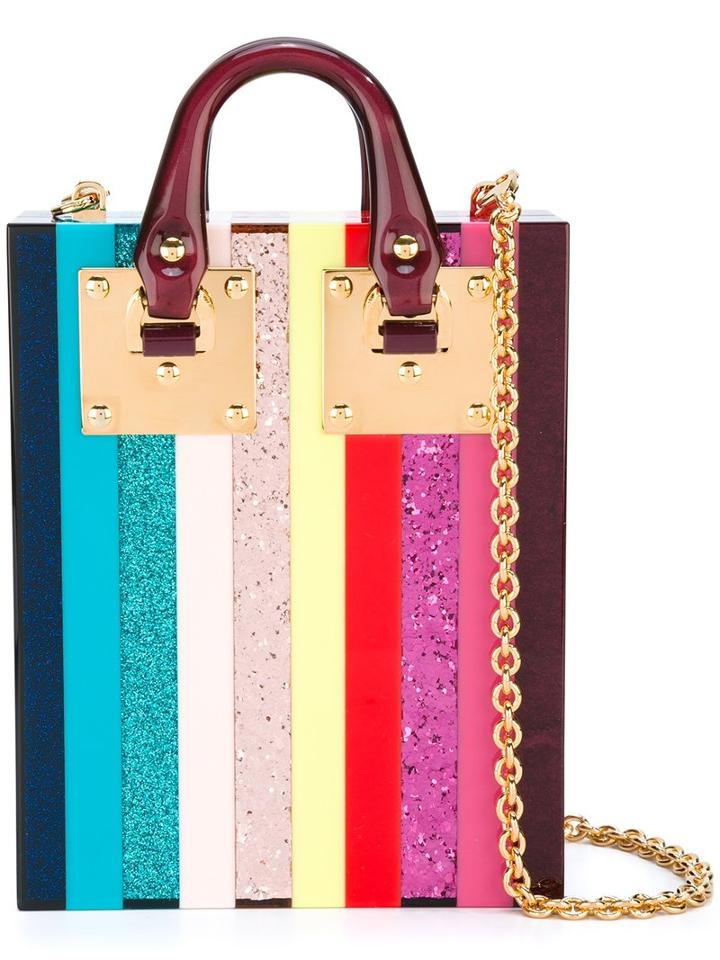 Sophie Hulme Colour Block Clutch, Women's, Plastic/metal (other)