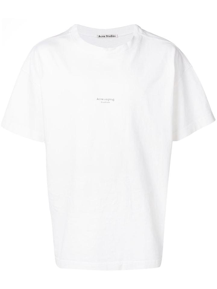 Acne Studios Garment Dyed T-shirt - White