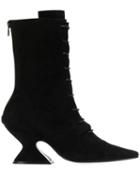 Dorateymur Sculpted Heel Ankle Boots - Black