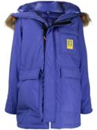 Brumal Hooded Down Coat - Blue