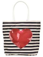 Moschino Cheap & Chic Appliqué Heart Tote Bag - Blue