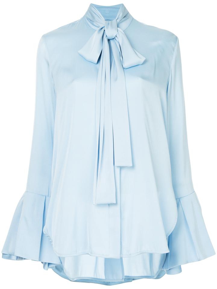 Ellery Noveau Pussy-bow Blouse - Blue