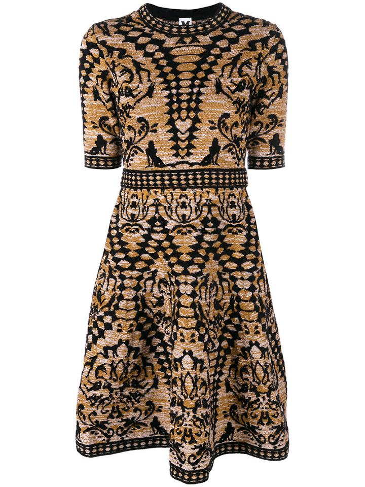 M Missoni - Princess Dress - Women - Acrylic/polyamide/polyester/wool - 44, Black, Acrylic/polyamide/polyester/wool