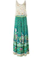Black Coral Floral Flared Jumpsuit - Multicolour