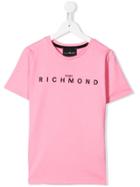 John Richmond Junior Pink Logo T-shirt