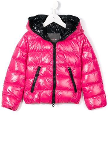 Duvetica Kids 'thiaj' Puffer Jacket, Toddler Girl's, Size: 5 Yrs, Pink/purple