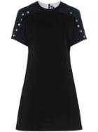 Calvin Klein 205w39nyc Popper Sleeve Cotton Dress - Black