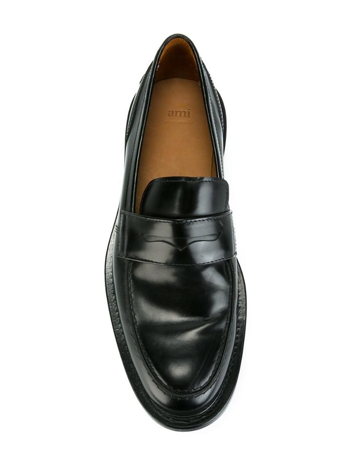 Ami Alexandre Mattiussi Penny Loafers - Black