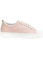 Lanvin Lace-up Logo Sneakers - Pink & Purple