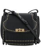 Bally Studded Saddle Bag - Black