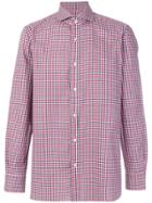 Borrelli Checked Shirt - Red