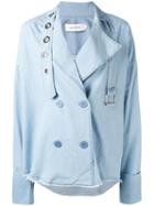 Marques'almeida - Denim Jacket-style Shirt - Women - Cotton - M, Blue, Cotton