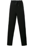 Marni - Drawstring Tapered Trousers - Women - Polyester/acetate - 46, Black, Polyester/acetate