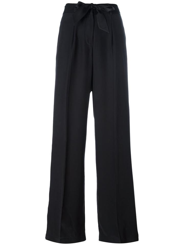 Equipment Flared Trousers, Women's, Size: Medium, Black, Silk