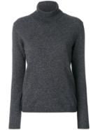 P.a.r.o.s.h. Ribbed Roll Neck Sweater - Grey