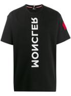Moncler Grenoble Logo Print T-shirt - Black