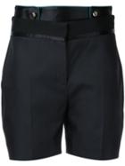 Victoria Victoria Beckham - Tailored Shorts - Women - Silk/cotton - 10, Black, Silk/cotton