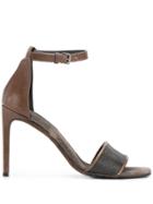 Brunello Cucinelli Ankle Strap Sandals - Brown