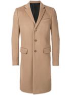Givenchy Classic Single Breasted Coat - Brown