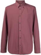 Maison Margiela Classic Long Sleeve Shirt, Men's, Size: 54, Pink/purple, Cotton