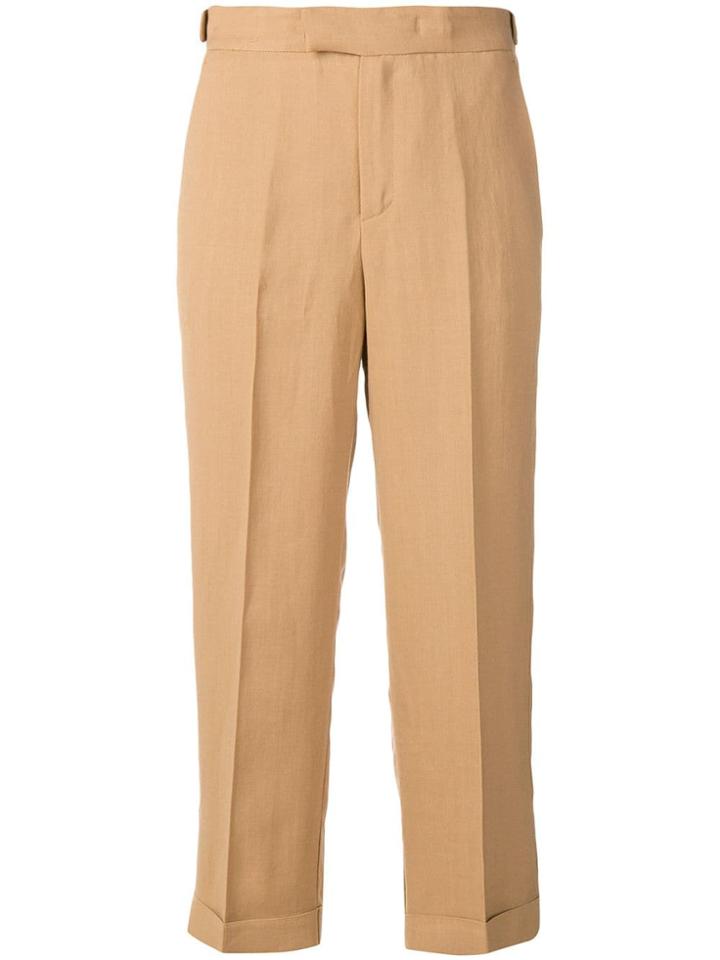 Twin-set Classic Cropped Trousers - Neutrals