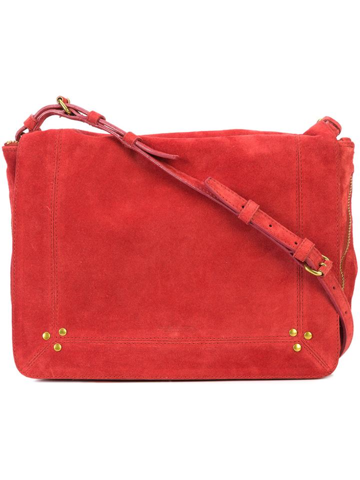 Jérôme Dreyfuss Igor Flap Satchel - Red