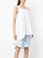 Monographie Pleated Dress - Blue