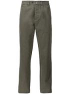 Officine Generale - Chino Trousers - Men - Cotton - 32, Green, Cotton
