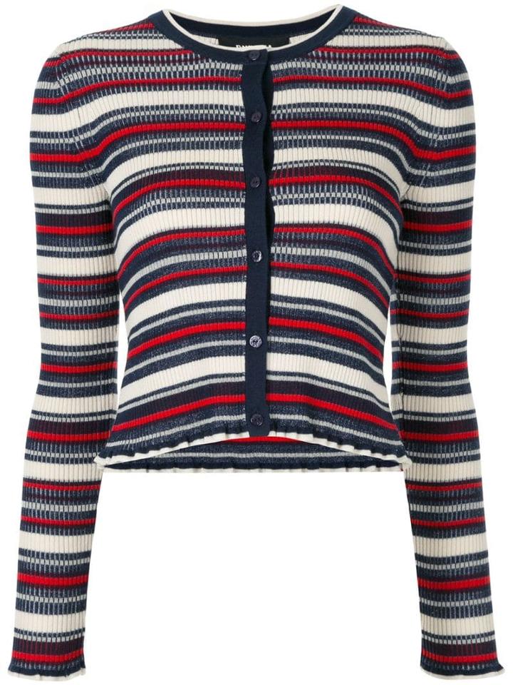 Paule Ka Striped Jumper - White