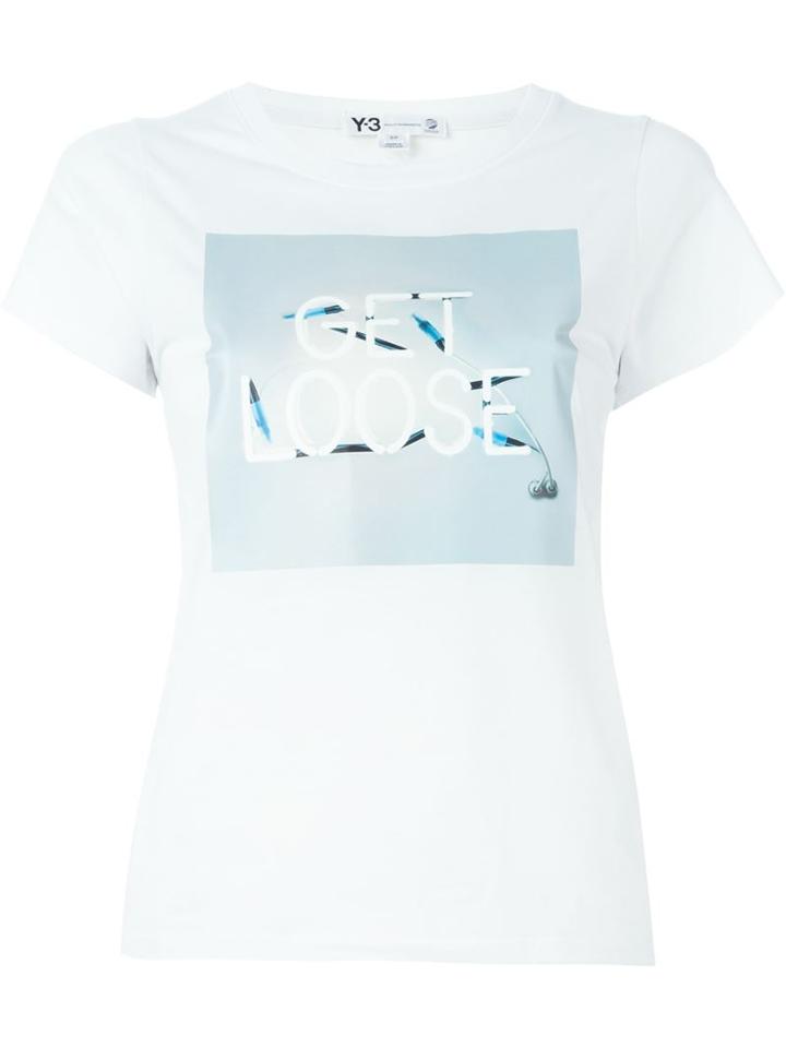 Y-3 Neon Lights Print T-shirt