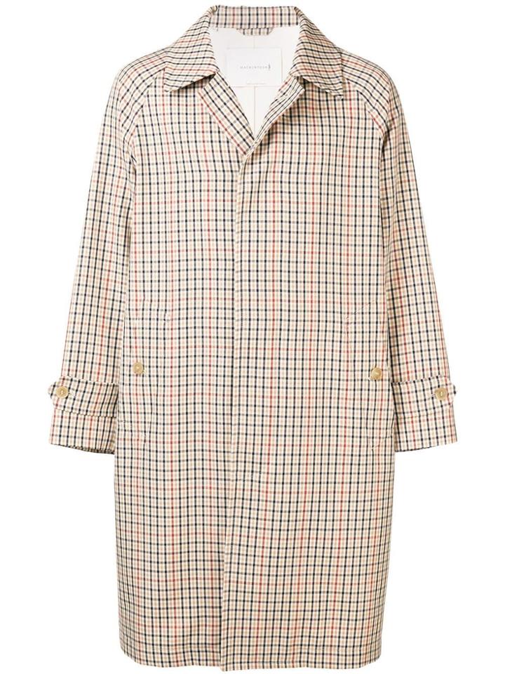 Mackintosh Check Coat - Neutrals