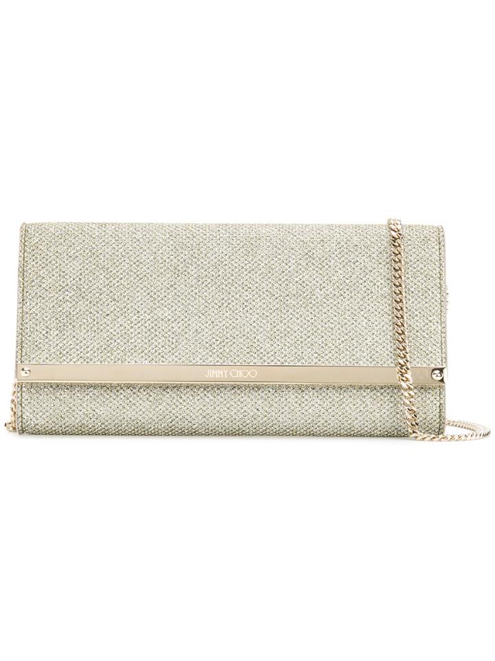 Jimmy Choo Milla Clutch Bag - Metallic