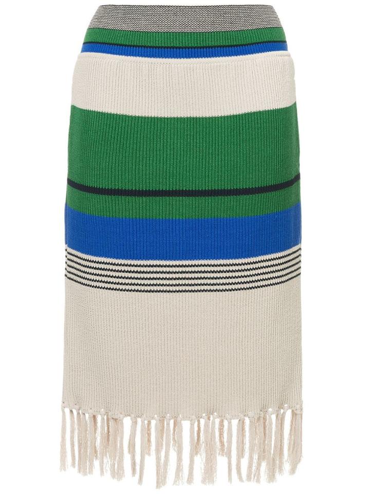 Coohem Ribbed Knit Skirt - Multicolour