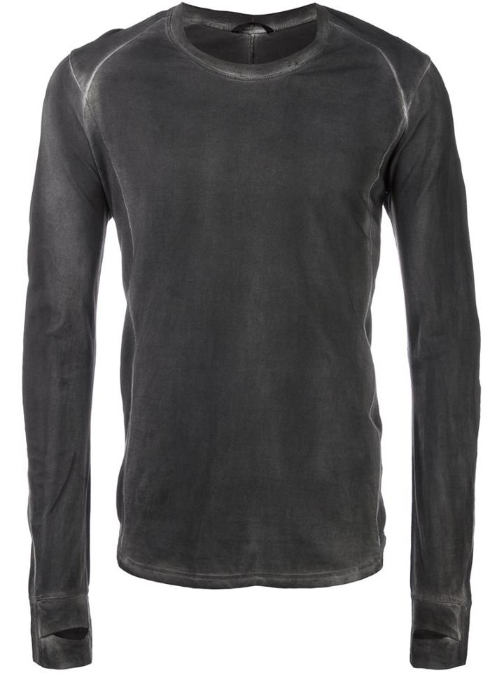 The Viridi-anne Longsleeved T-shirt, Men's, Size: 3, Grey, Cotton