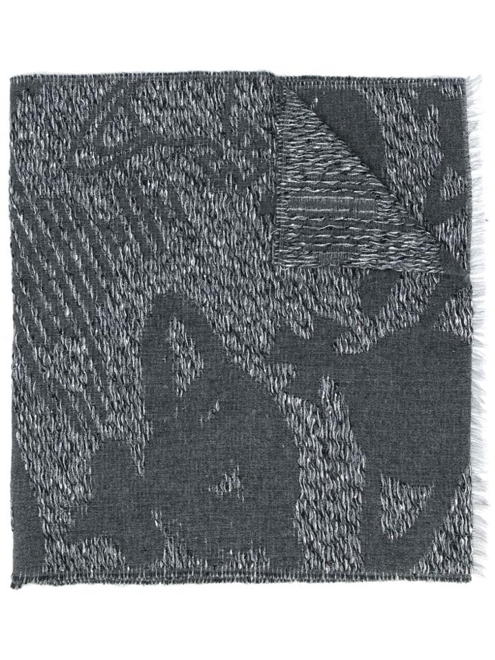 Vivienne Westwood 'orb' Sequin Embellished Scarf - Grey