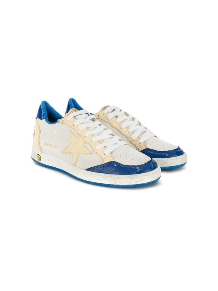 Golden Goose Deluxe Brand Kids Ballstar Sneakers - White