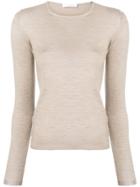 Cruciani Long Sleeved Sweater - Nude & Neutrals