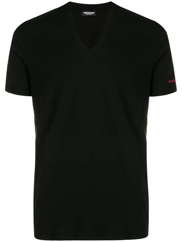 Dsquared2 V-neck Sleeping T-shirt - Black
