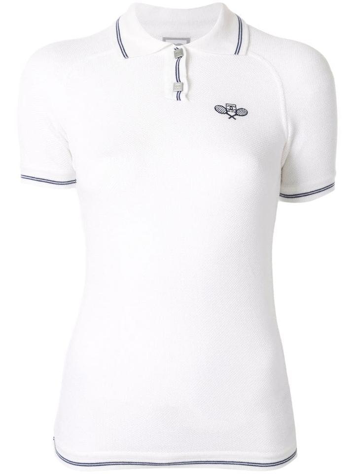 Chanel Pre-owned Sports Line Polo Top - White